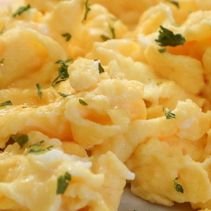 scrambled eggs
